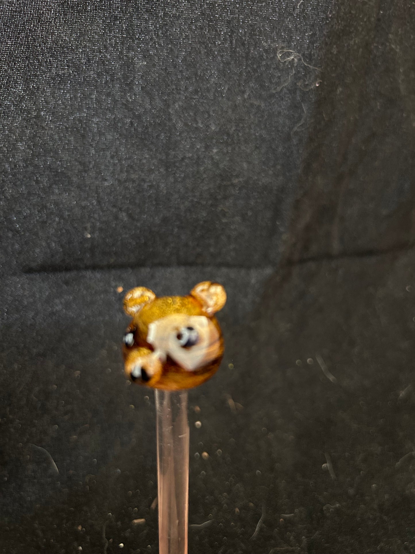 bear head topped Honey Dipper