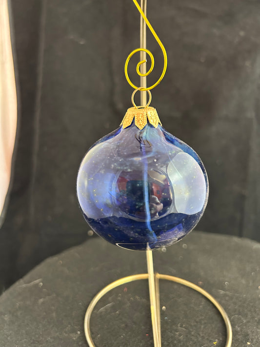 Blue Bulb Ornament