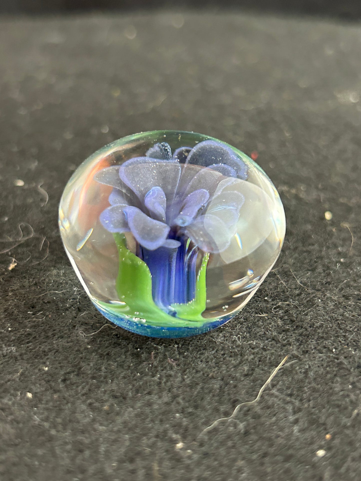 Blue Flower Paperweight