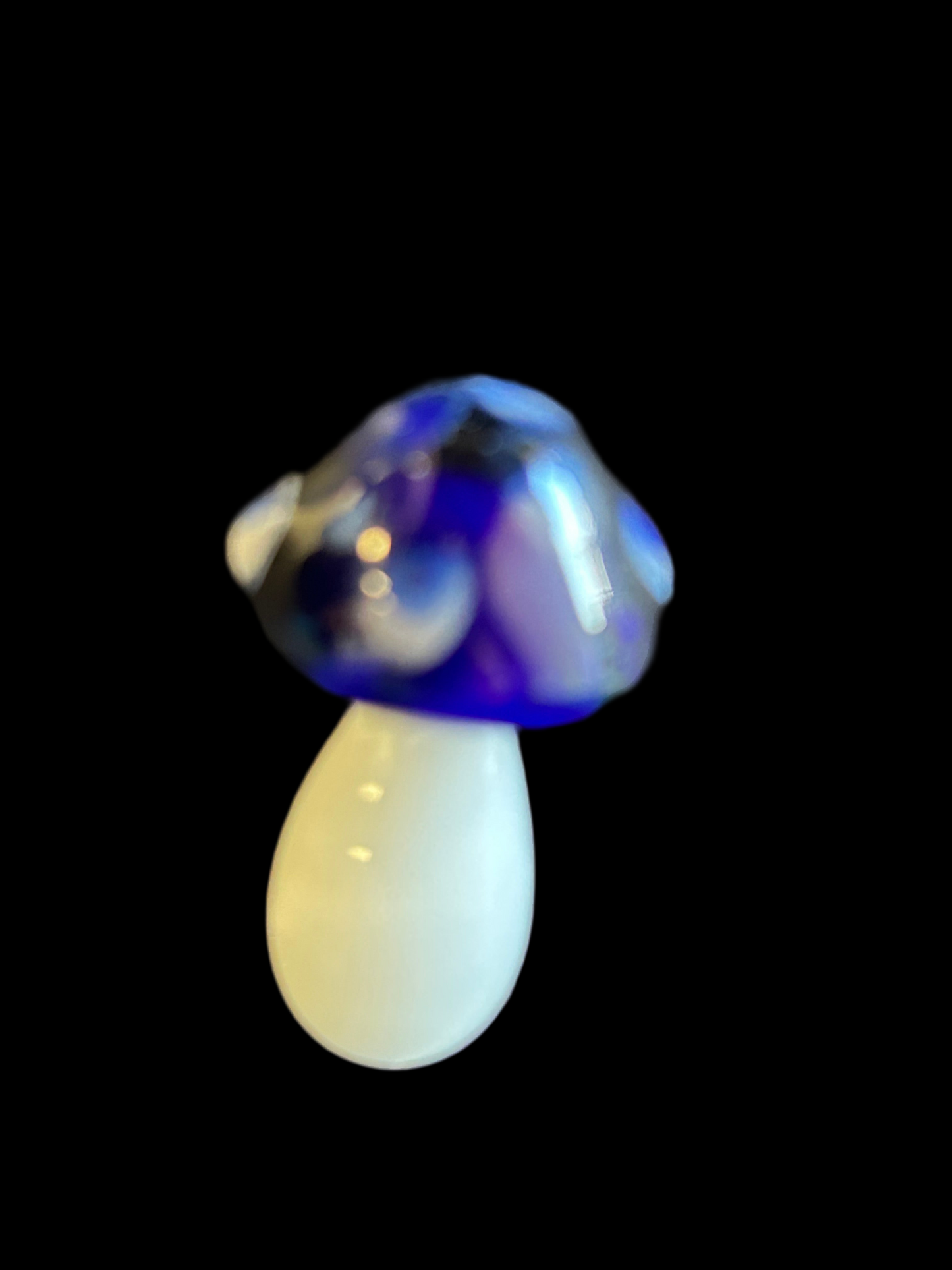 Cobalt blue Mushroom Magnet
