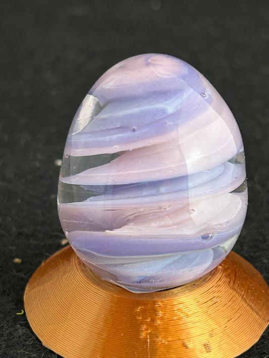 Clear Purple Pink Egg