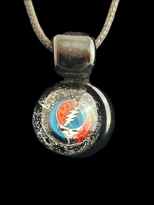 DeadHead Dichro Round Pendant