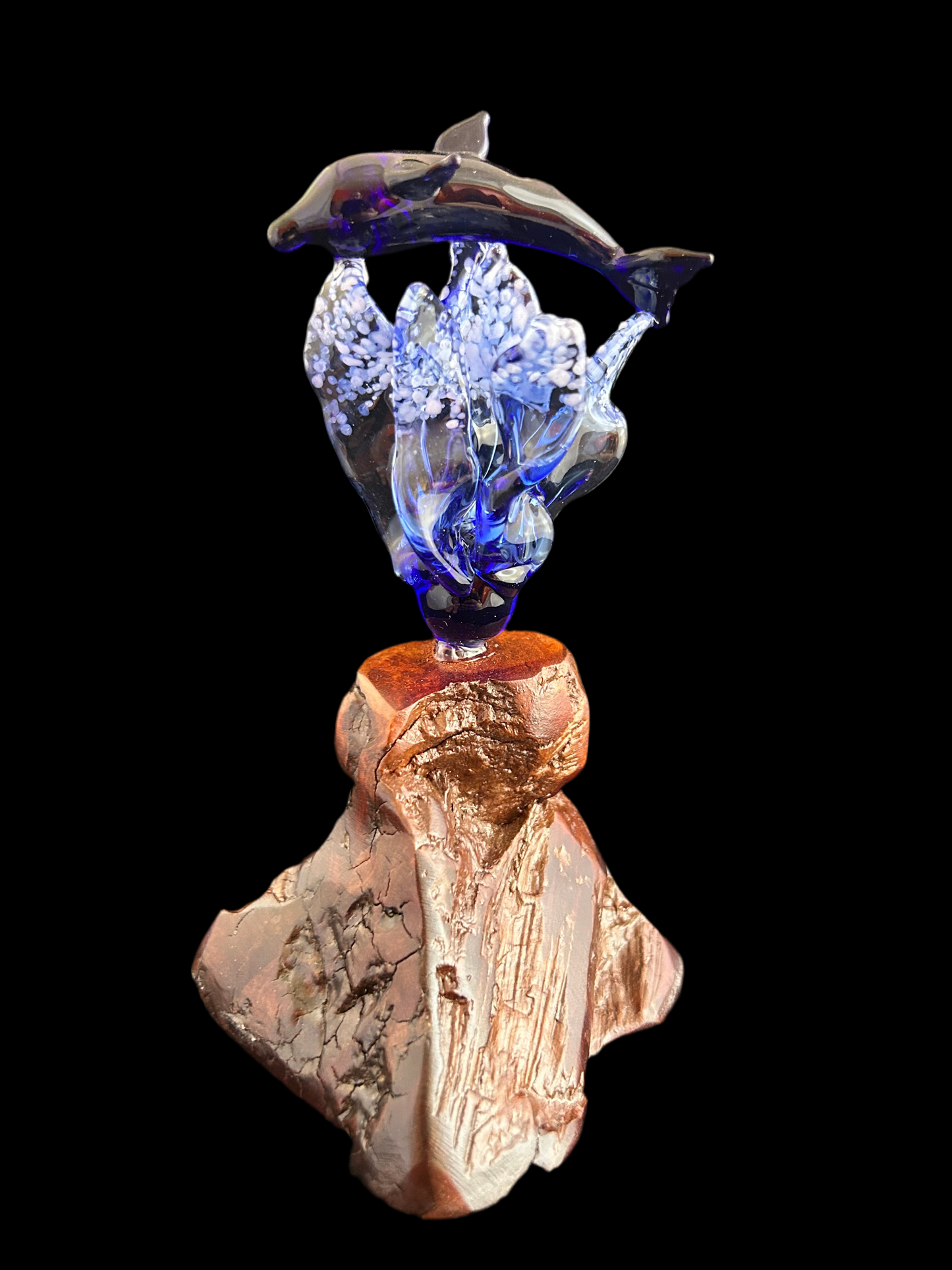 Blue Dolphin Sculpture