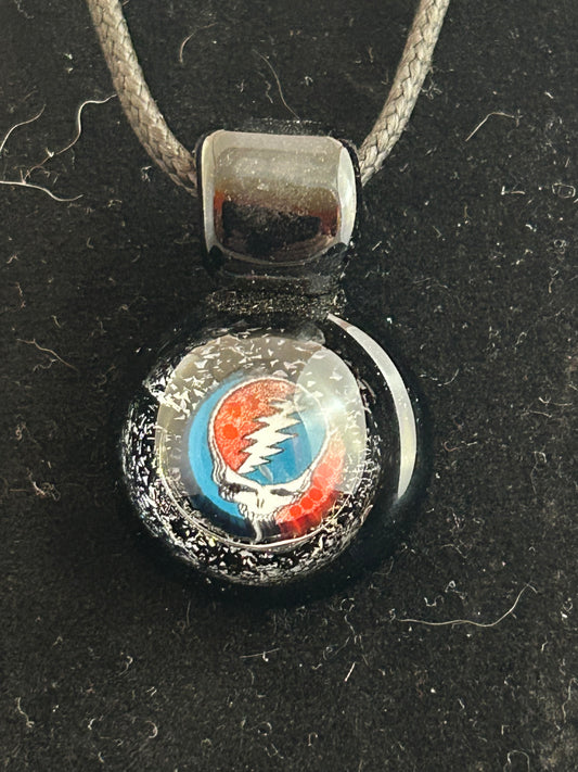 DeadHead Dichro Round Pendant
