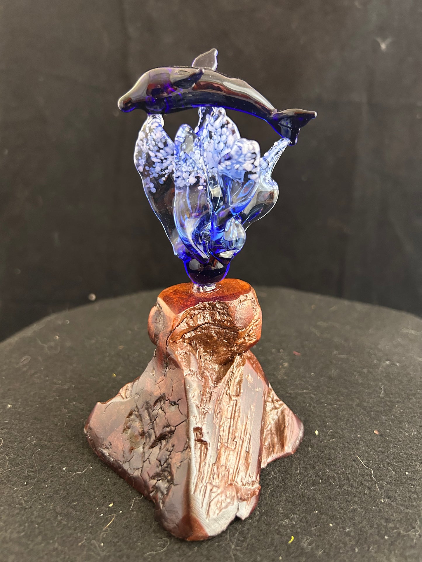 Blue Dolphin Sculpture