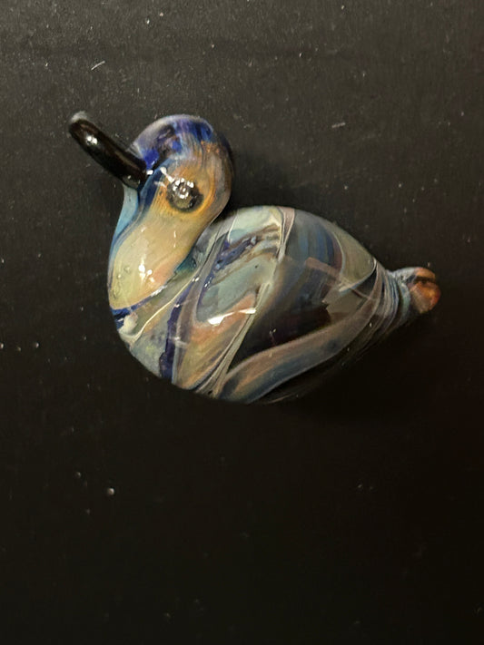 Blue & Gray Duck Magnet