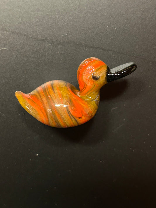 Orange Twist Duck Magnet