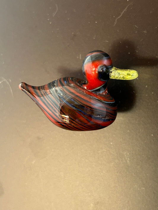 Red & Black Twist Duck Magnet