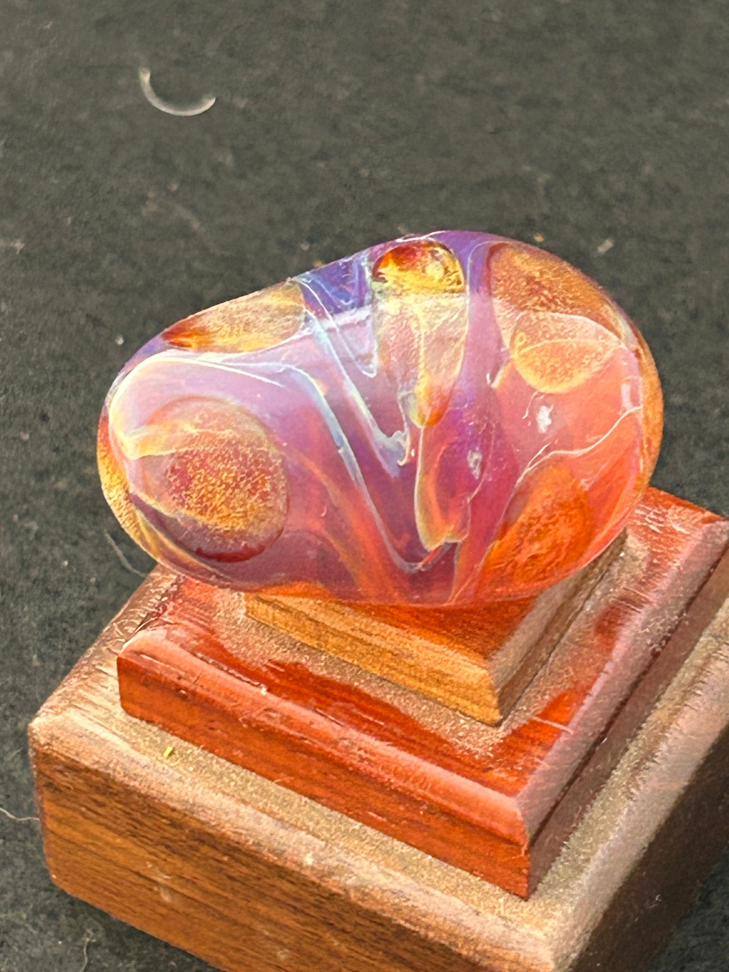 Spotted Amber Purple Egg