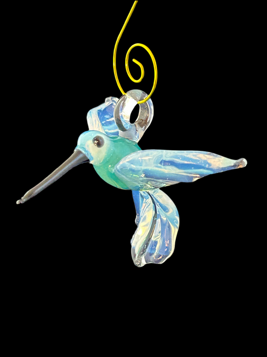Green & Ghost Hanging Hummingbird