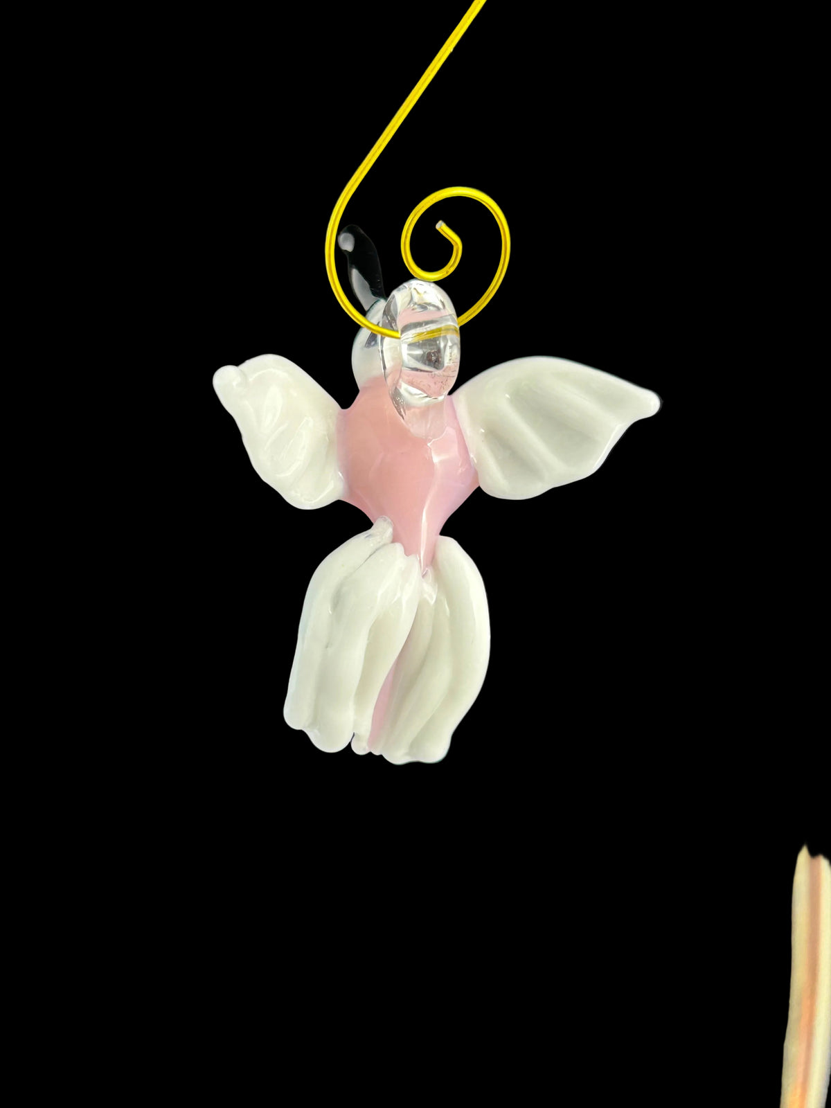 Pink & White Hummingbird