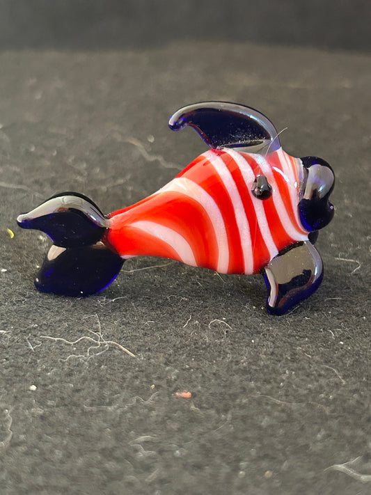 Orange, Blue & White Fish Mini