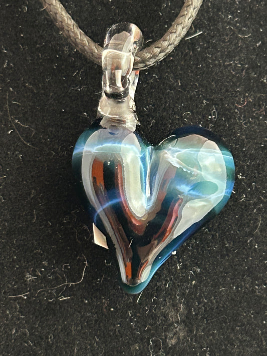 Multicolor Heart Pendant