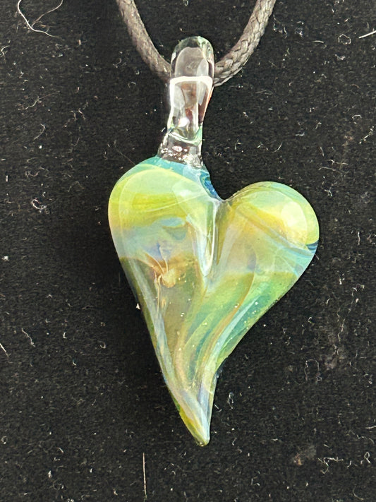 Slyme Green Heart Pendant