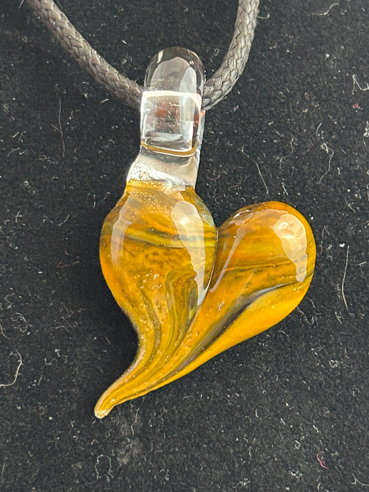 Yellow Heart Pendant
