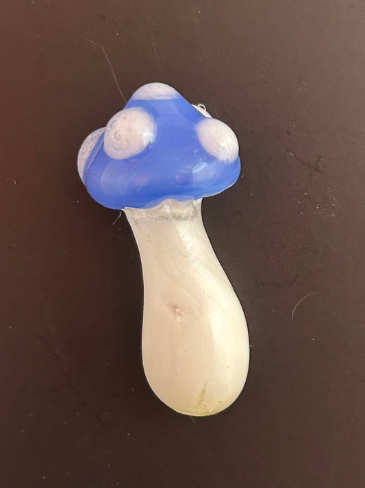 Blue Mushroom Magnet