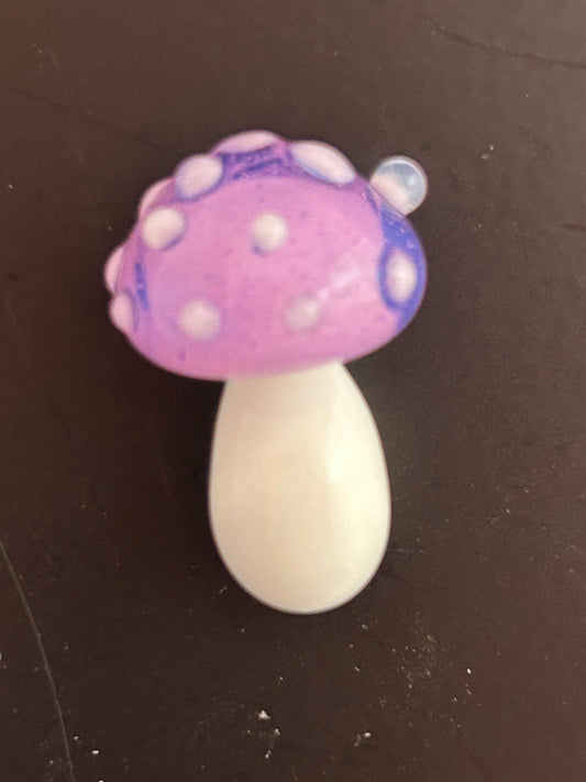 Small Lavendar Mushroom Magnet