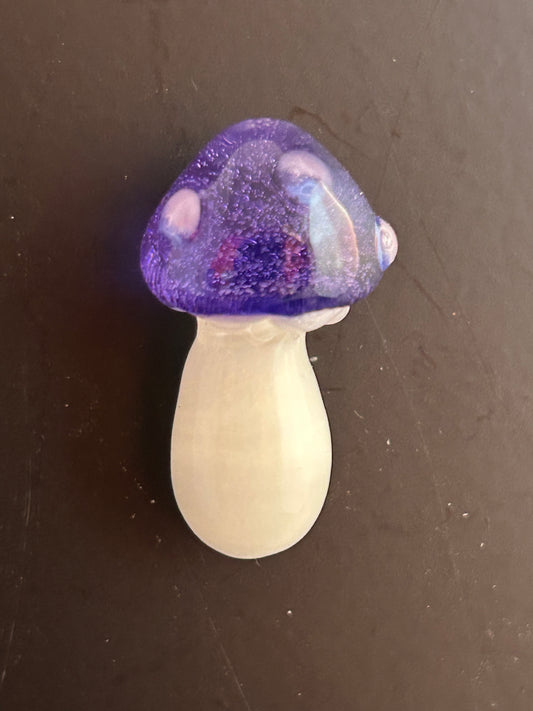 Small Purple Mushroom Magnet