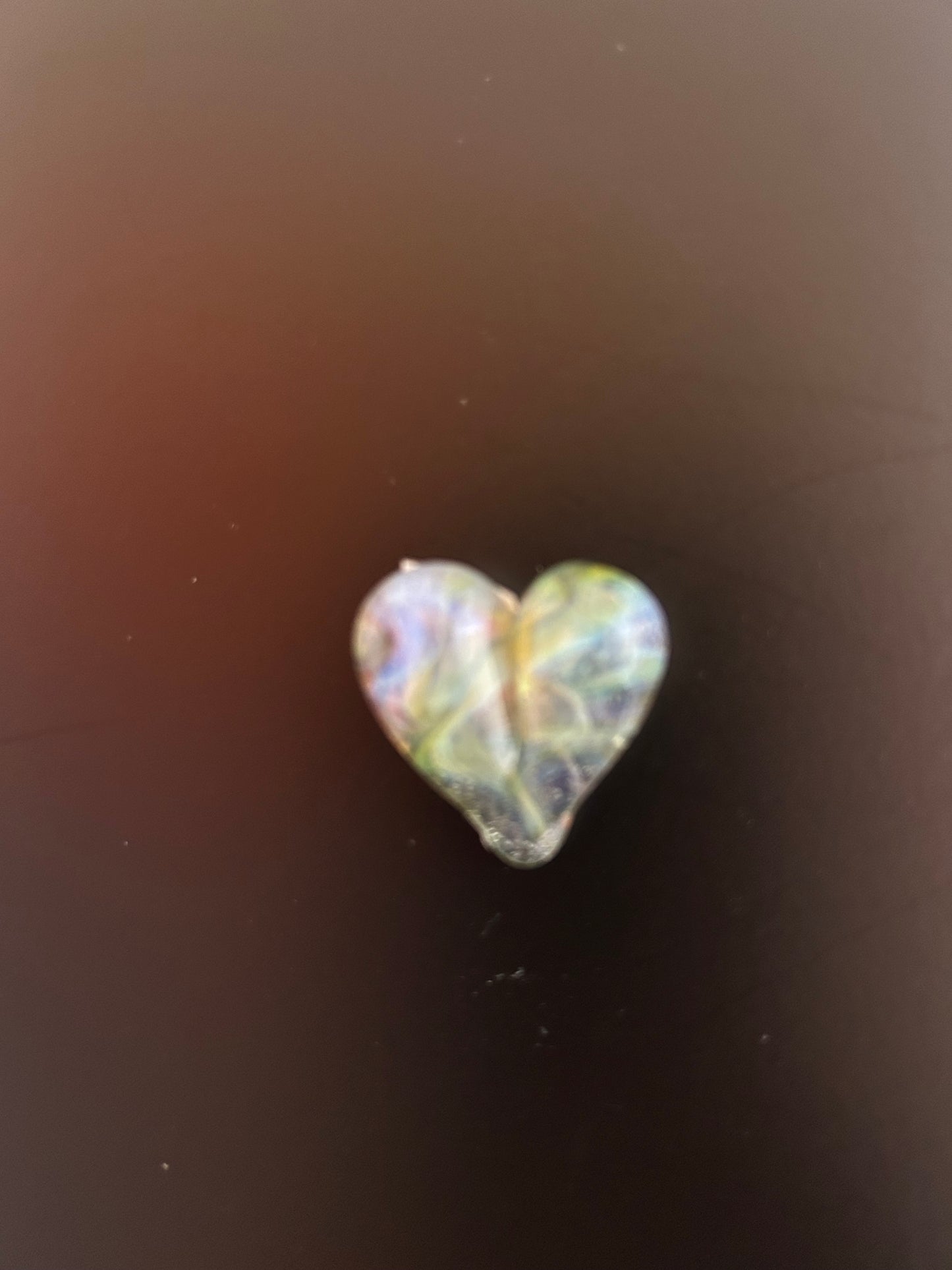 Pink & Yellow Heart Magnet