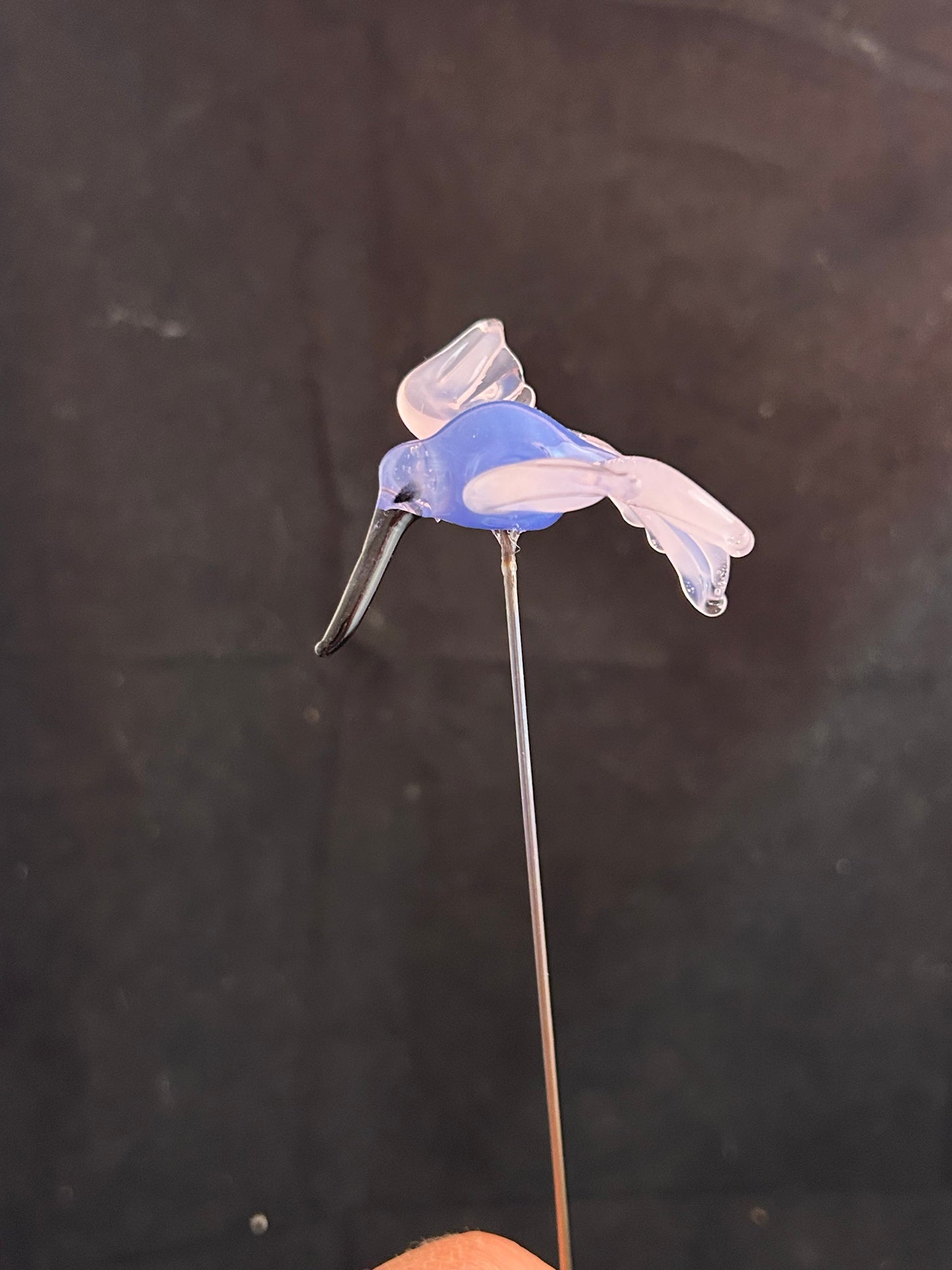 Purple & Pink Hummingbird Plant Stake