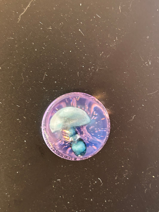 Encased Purple_Mushroom_Magnet