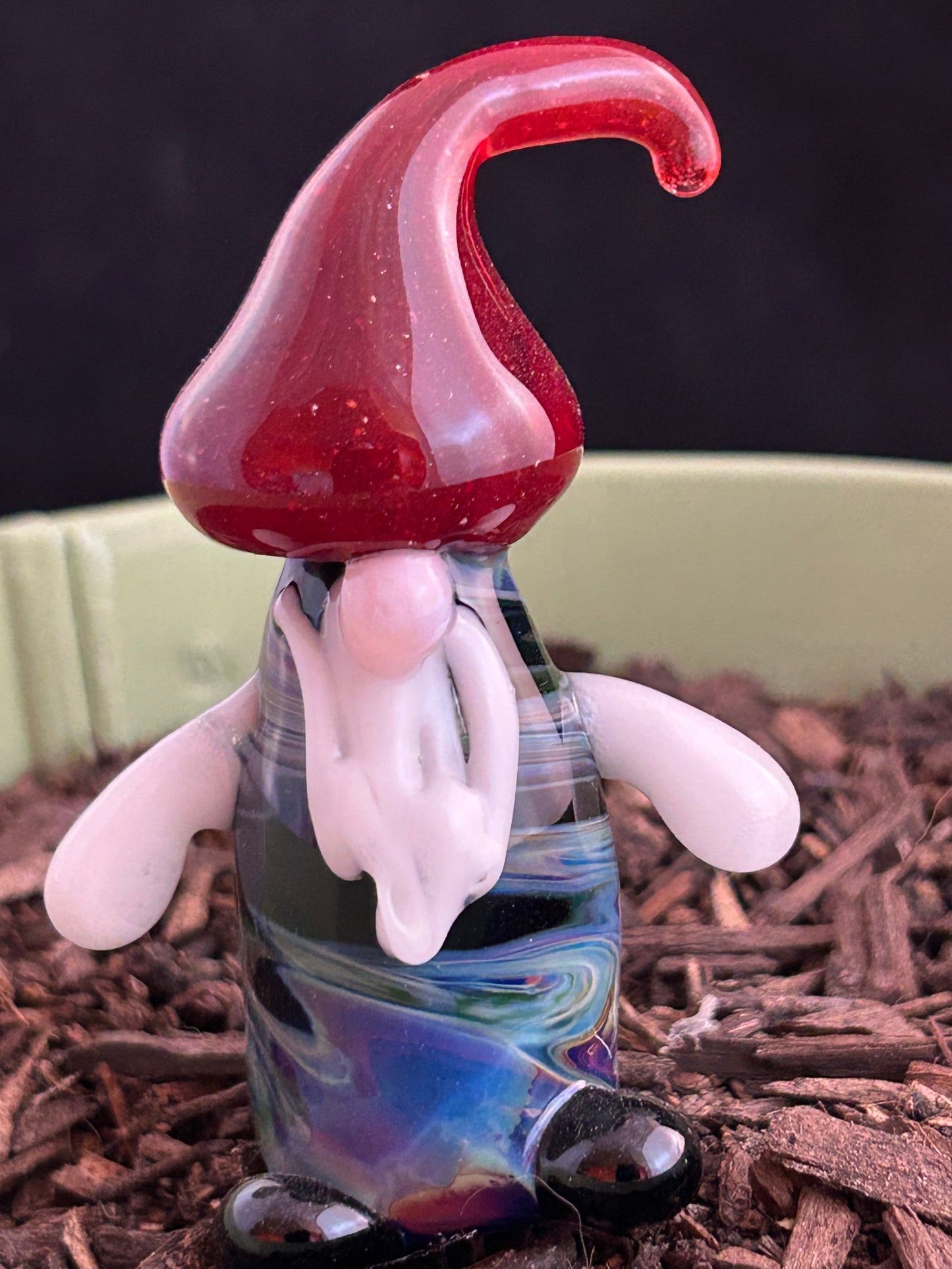 Red Hat Gnome Plant Stake