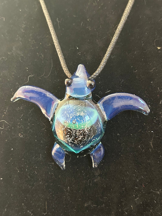 Blue & Dichro Pendant