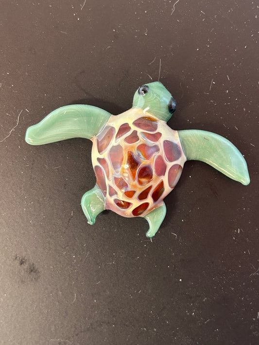 Green Turtle Magnet