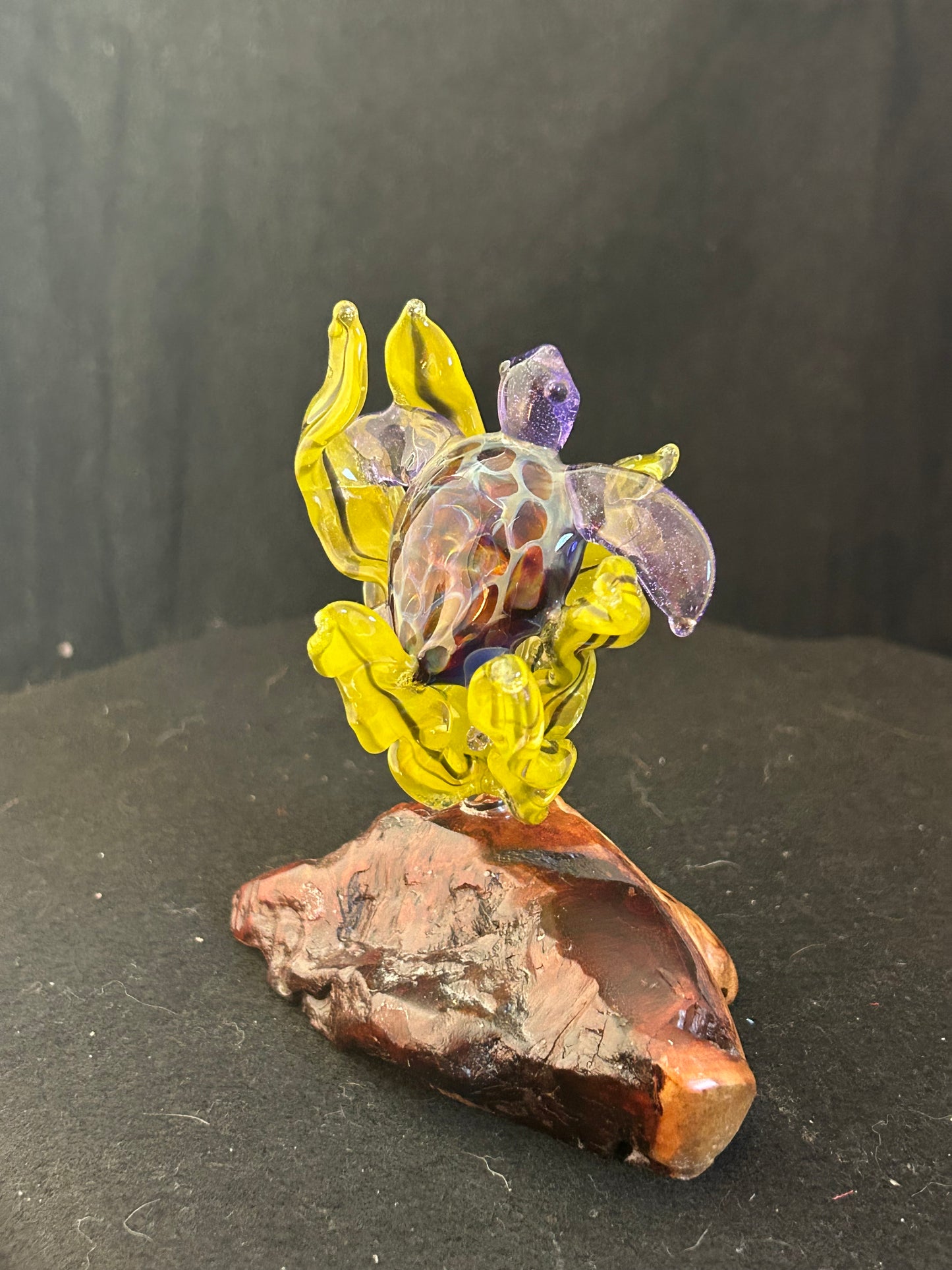 Purple Turtle Sculpture