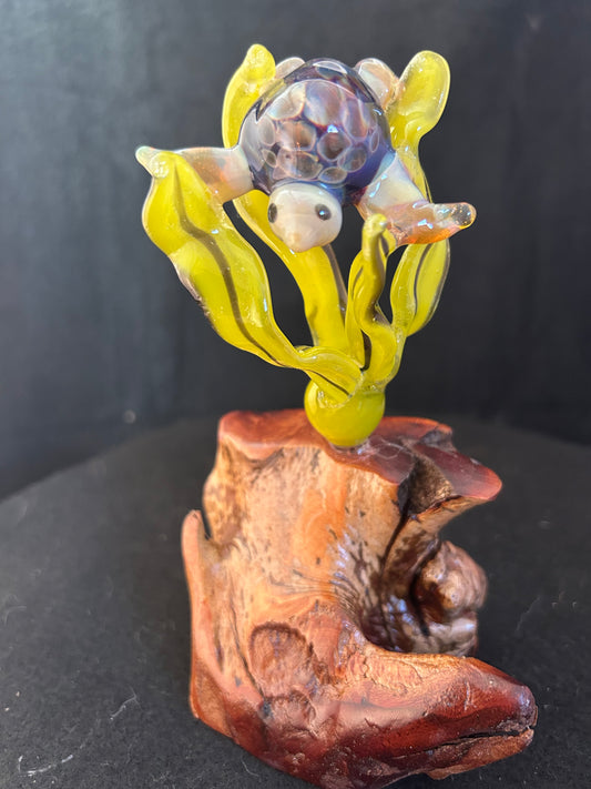 Tan Turtle Sculpture