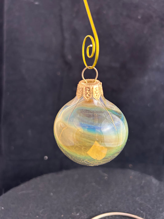 Yellow Bulb Ornament