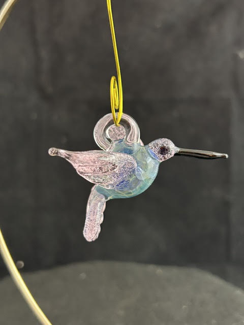 Blue & Pink Hummingbird