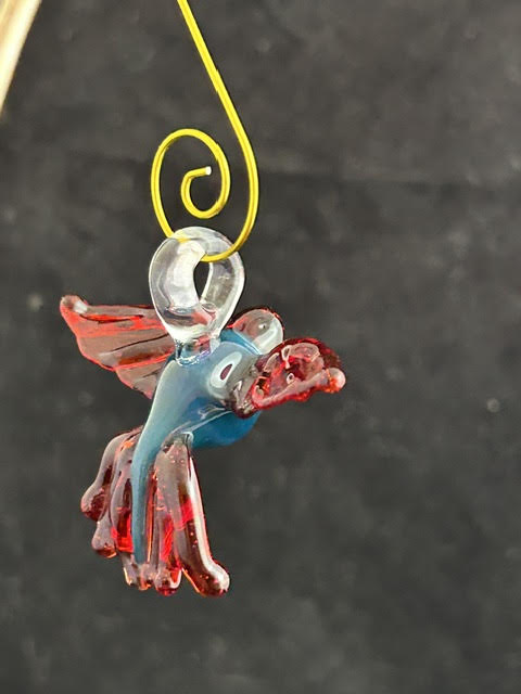 Blue & Red Hummingbird