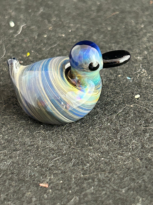 Blue Swirl Duck #2