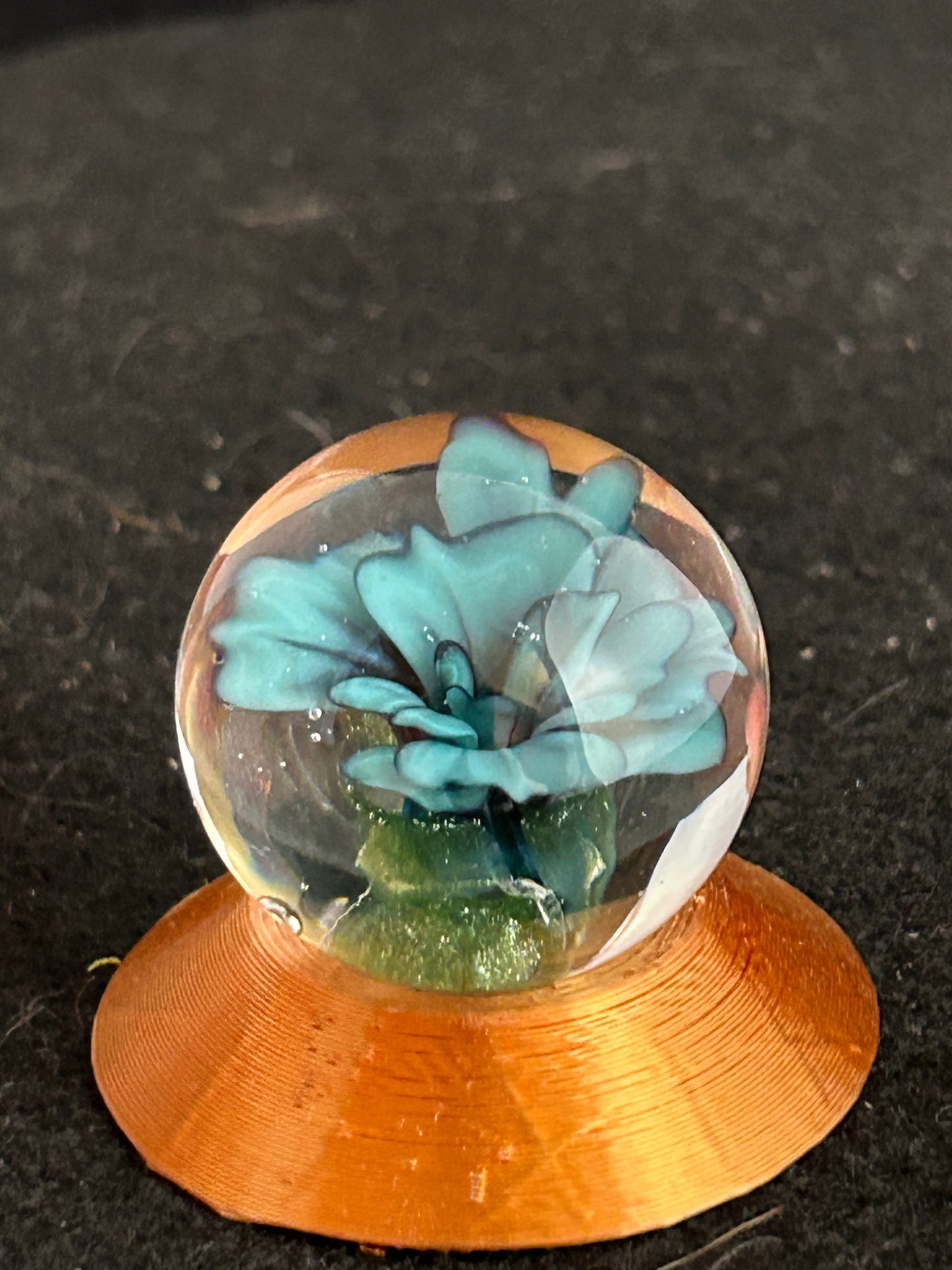 Blue Flower Marble #2